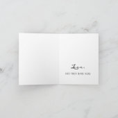 Carte Father's Day card for First Father's Day (Intérieur)