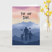 Carte Father's Day Card from Kids Greeting Card (Fleur jaune)