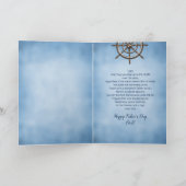 Carte Father's Day, DAD, Ship's Wheel, Helm (Intérieur)