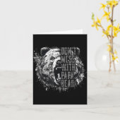 Carte Father's Day Don't Mess With Papa Bear (Fleur jaune)