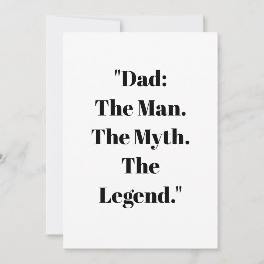 Carte Father's Day Gift Card (Devant)