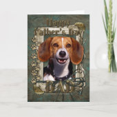 Carte Fathers Day - Stone Paws - Beagle (Devant)