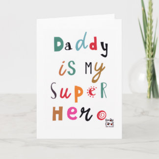 Carte Father's Day - Super Hero