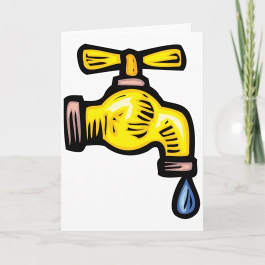 Carte Faucet Greeting Cards (Devant)