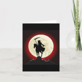 Carte Faucheuse Lune de sang Gothique (Devant)