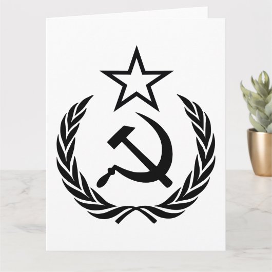 Carte Faucille Et Marteau, URSS, CCCP, Communisme (Petite plante)
