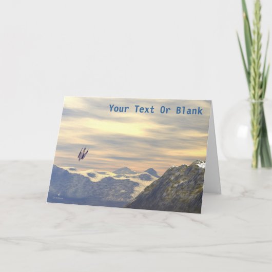 Carte Faucon pèlerin de la vélocité terminale (Devant)