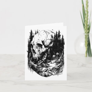 Carte Faune en plein air Nature Retro Forest