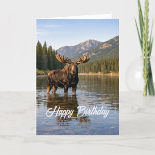 Carte Faune Rivière Moose Mountain Anniversaire