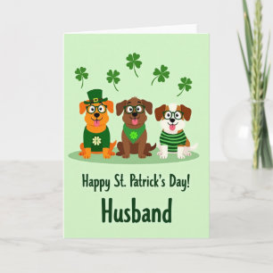 Carte Fausse Or Chiens St Patrick