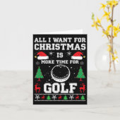 Carte Fausses Chemises de Noël Hommes Fit sec Golf Noël  (Fleur jaune)