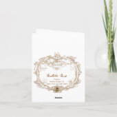 Carte Fauteuil Rose French Brocante Royale de la Reine (Dos)