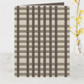 Carte Faux Burlap Conception du plan - Ensemble de Taupe (Fleur jaune)