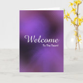 Carte Faux Gold New Employee Welcome Card (Fleur jaune)