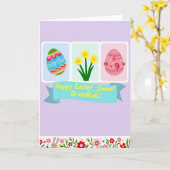 Carte Faux Gold Springtime Fun Card (Fleur jaune)