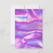 Carte Faux Holographique Bonjour Merci Média Insertion (Dos)