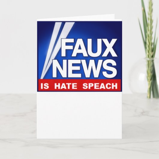 Carte Faux News (Devant)