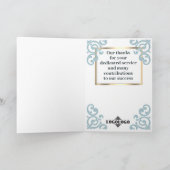 Carte Faux or fleurissent chaque année anniversaire d'em (Intérieur)