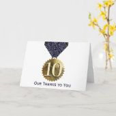 Carte Faux or sceau universel de l'employé (Fleur jaune)