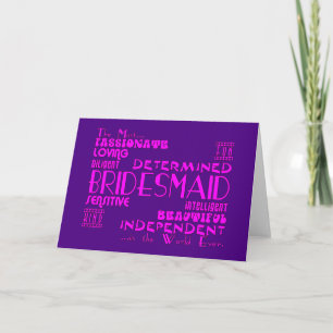 Carte Favoris de mariage Merci : Qualités