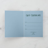 Carte Favoris de Noël animal amusant - Requin 1 (Intérieur)