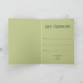 Carte Favoris de Noël animal amusant - Tortue 2 (Intérieur)