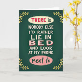 Carte Favorite Bed Phone Partner Card (Fleur jaune)