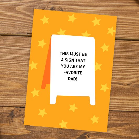 Carte Favorite Fête des Pères