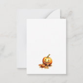 Carte Favorite Halloween Baby Dragon Watercolor (Dos)