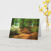 Carte Favorite Path - Blank Verse Greeting Card (Fleur jaune)