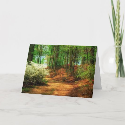 Carte Favorite Path - Blank Verse Greeting Card (Devant)