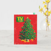 Carte Favourite TV Christmas Shows Card (Fleur jaune)
