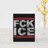 Carte Fck Ice déprimé (Fleur jaune)