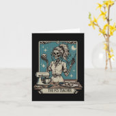 Carte Fcs Enseignant Skeleton Halloween Famille Et Conso (Fleur jaune)