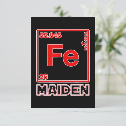 Carte Fe Maiden Iron Element FE Parodie (Debout devant)
