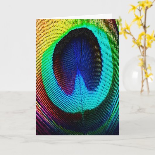 Carte Feather (Fleur jaune)