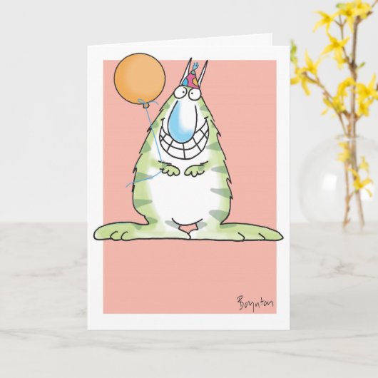 Carte FEATS INCROYABLES Anniversaire (Fleur jaune)