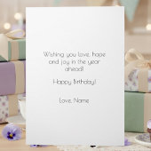 Carte February Birth Flower Birthday Card | Violets