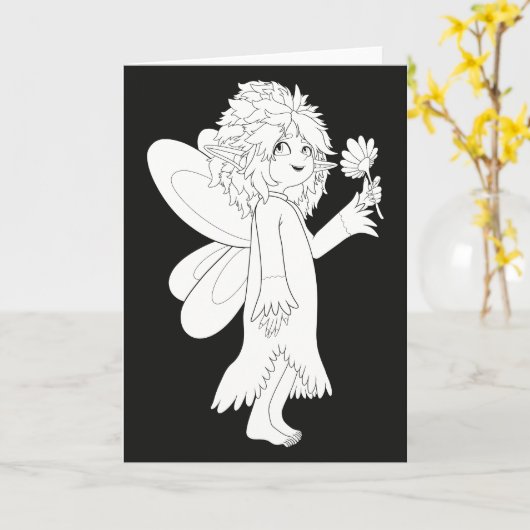 Carte Fée (Fleur jaune)