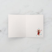 Carte Fée à papillon et colibris (Intérieur)