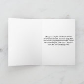 Carte Fée aux fraises roses 5e anniversaire (Intérieur)