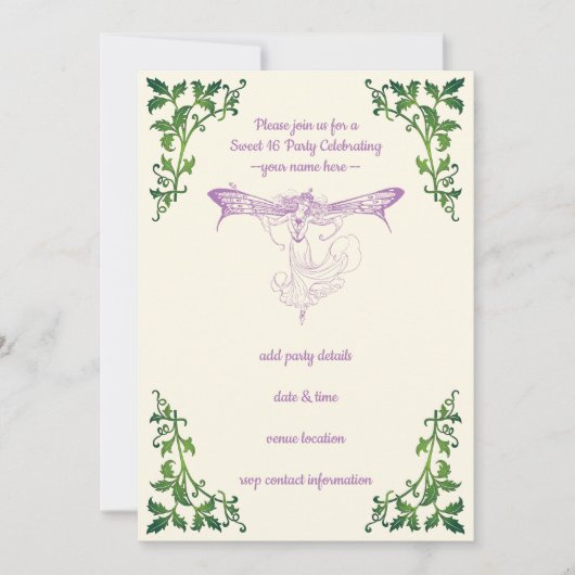 Carte Fée dans AD76B2 (Devant)