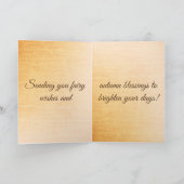 Carte fée d'automne -artisanal (Intérieur)