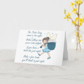 Carte Fée de dents (Fleur jaune)