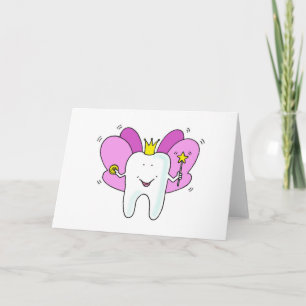 Carte Fée de dents Princesse Félicitations