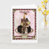 Carte Fée de gâteau (Fleur jaune)