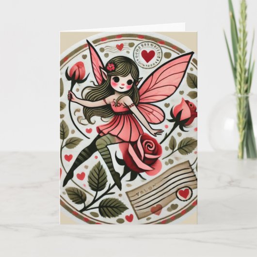 Carte Fée de la Saint-Valentin                    (Devant)