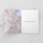 Carte Fée de licorne d'or violet fée filles anniversaire (Intérieur)