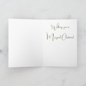 Carte Fée de Noël des Roses Fériés (Intérieur)