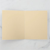 Carte Fée de Noël victorienne annonçant de la musique (Intérieur)